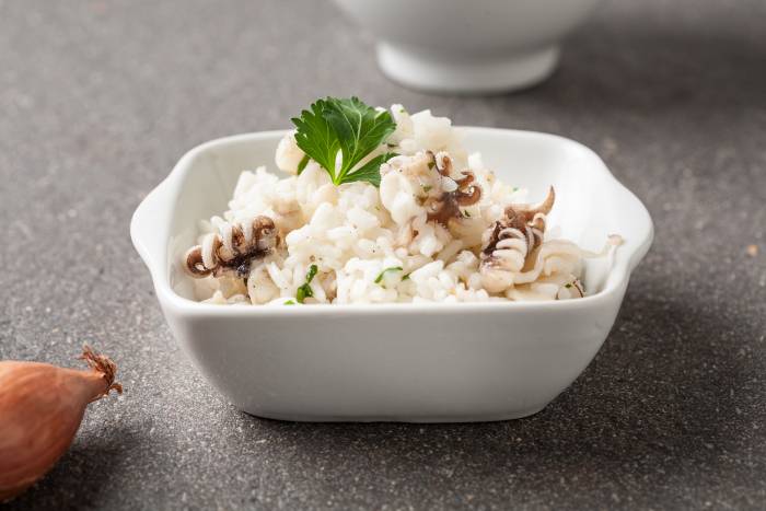 Risotto con sepia
