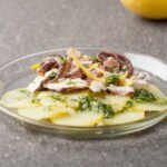 Carpaccio de pulpo y patata