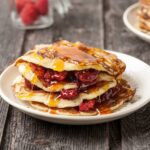 Crepes de frutos rojos