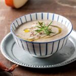 Crema de achicoria roja