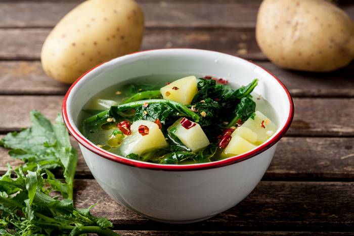 Sopa de grelos