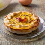 Mini quiche de escarola y bacon