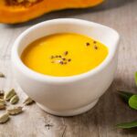Crema de calabaza, zanahoria y cardamomo