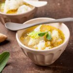 Sopa de coliflor y mijo