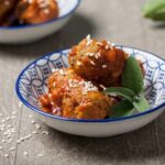 Albóndigas de calabacín y tomate