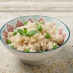 Risotto con guisantes