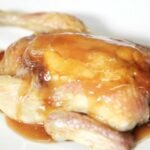 Picantones rellenos de frutos secos