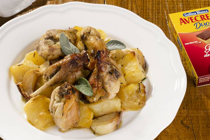 Conejo al horno