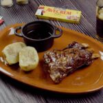Costillas con salsa barbacoa