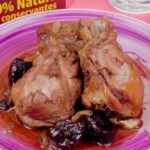 Pollo en salsa de ciruelas
