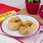 Bolas de pan relleno