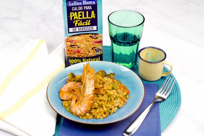 Paella de marisco