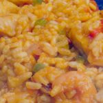 Paella de merluza