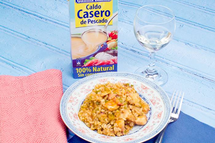 Arroz con pulpo