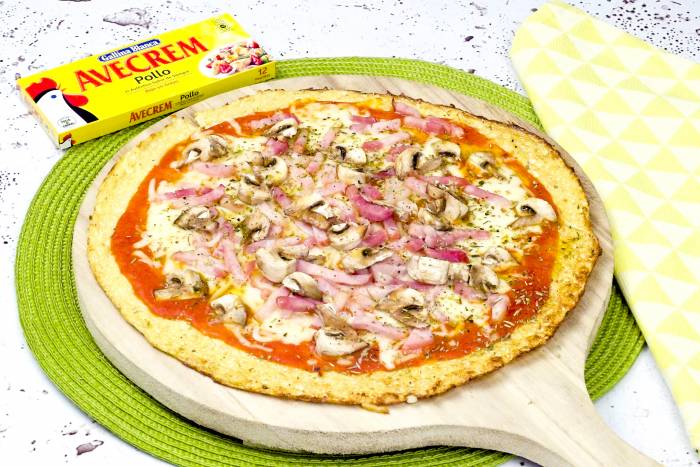 Pizza de coliflor