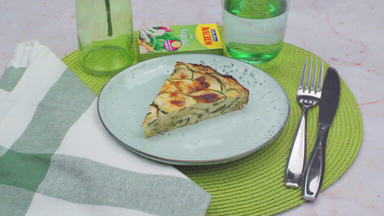 Pastel de calabacín y atún