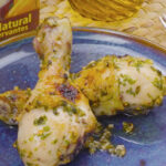 Pollo al ajillo al horno