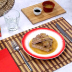 Costillas de cerdo asadas al horno con miel y salsa de soja