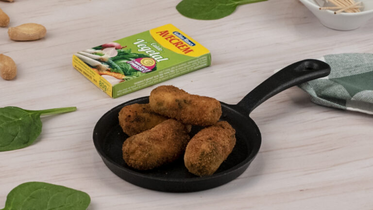 Croquetas de espinacas y queso de cabra