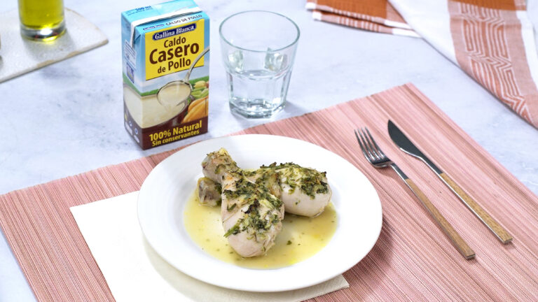 Pollo al horno con naranja