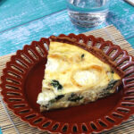 Quiche de espinacas y queso de cabra