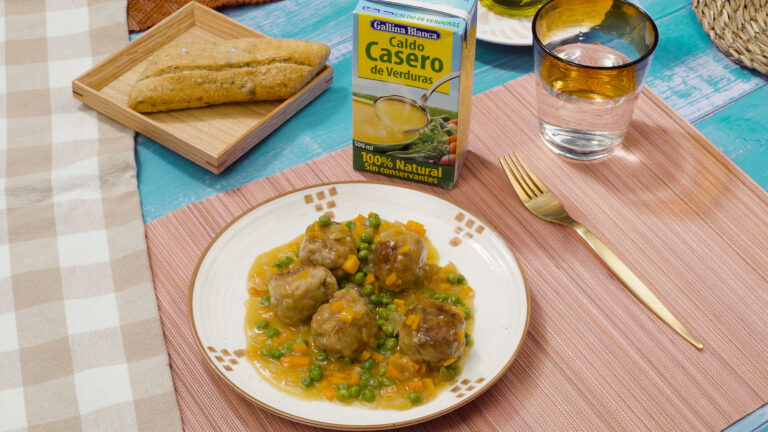 Albóndigas a la jardinera