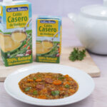 Lentejas con verduras y arroz