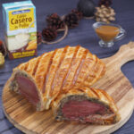 Solomillo wellington con bacon