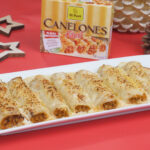 Canelones de Navidad rellenos de carne