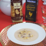 Sopa de galets rellenos