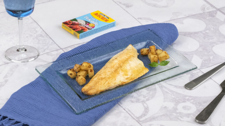 Lubina al horno con patatas