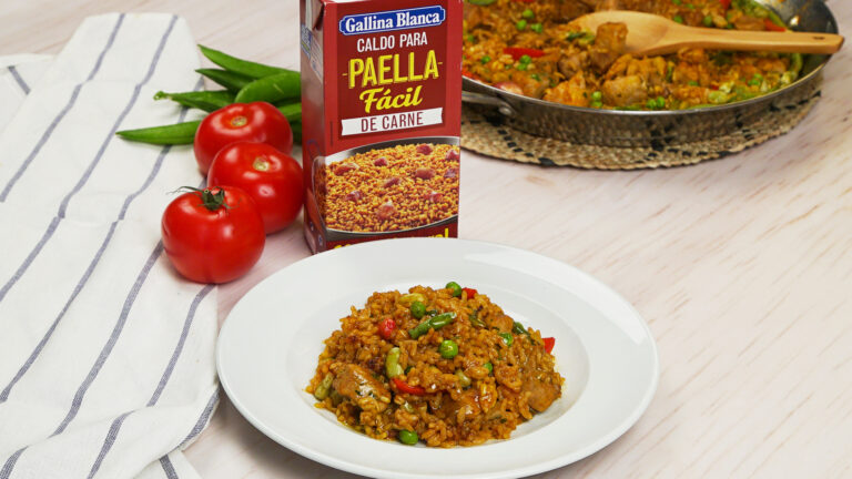 Arroz fácil con carne y verduras