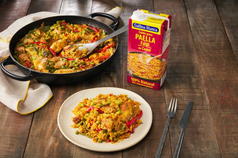 Arroz fácil con carne y verduras