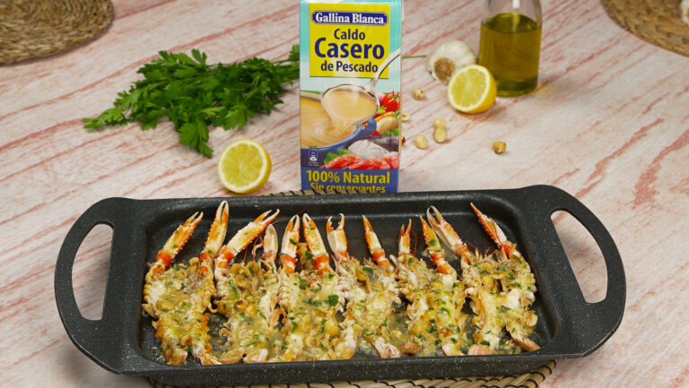 Cigalas al horno