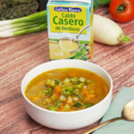 Sopa de verduras casera