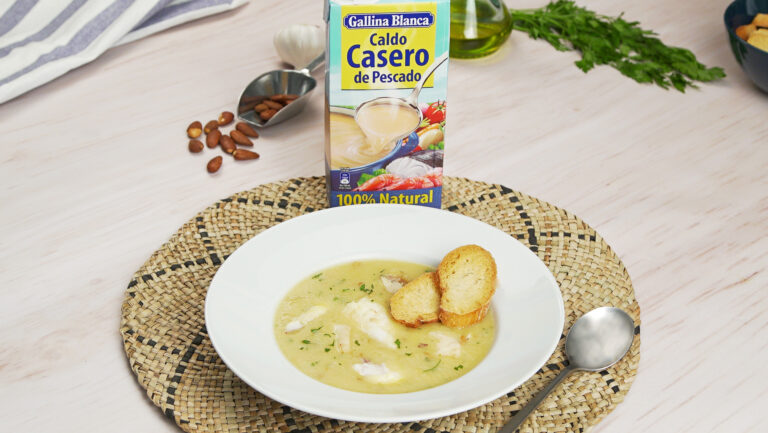 Sopa de pescado de roca