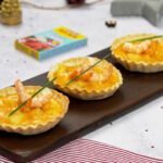 Tartaletas de merluza y langostinos