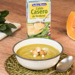 Crema de calabaza y espinacas