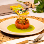 Tomates rellenos de verduras