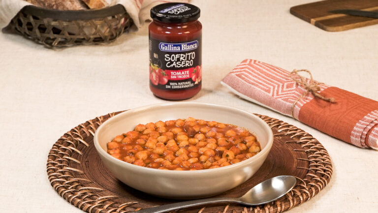 Garbanzos con tomate