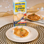 Vieiras rellenas de marisco