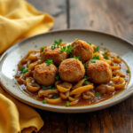 Albóndigas al comino con salsa de cebolla