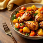 Alitas de pollo estofadas