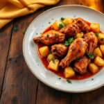 Alitas en salsa