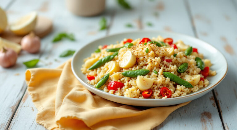 Arroz al ajo
