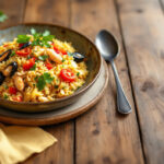 Arroz con burgados y lapas