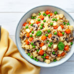 Arroz integral con verduras para dieta