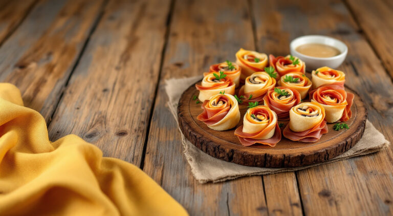 Canapés enrollados