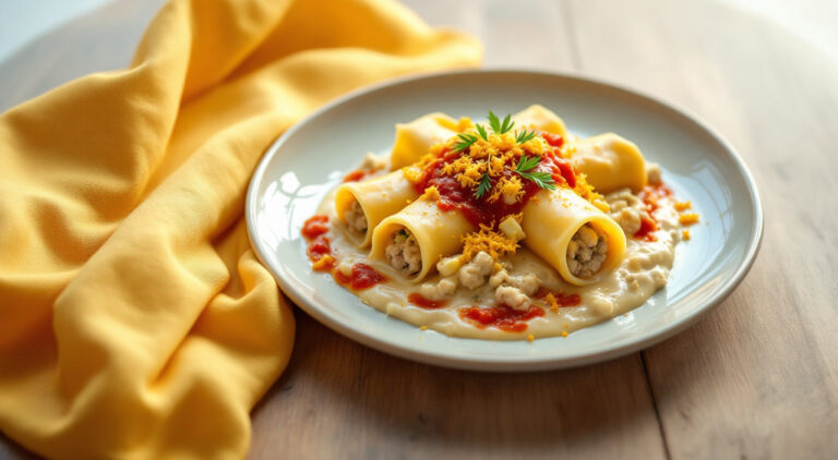 Canelones de atún