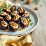 Ciruelas rellenas de roquefort